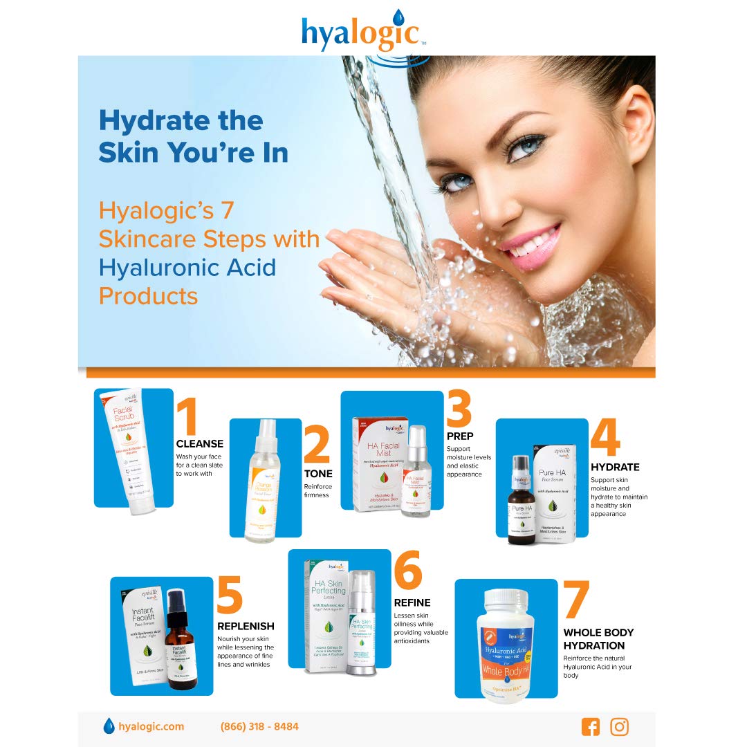 Hyaluronic Acid Face Moisturizer with Argan Oil 1 Oz D154