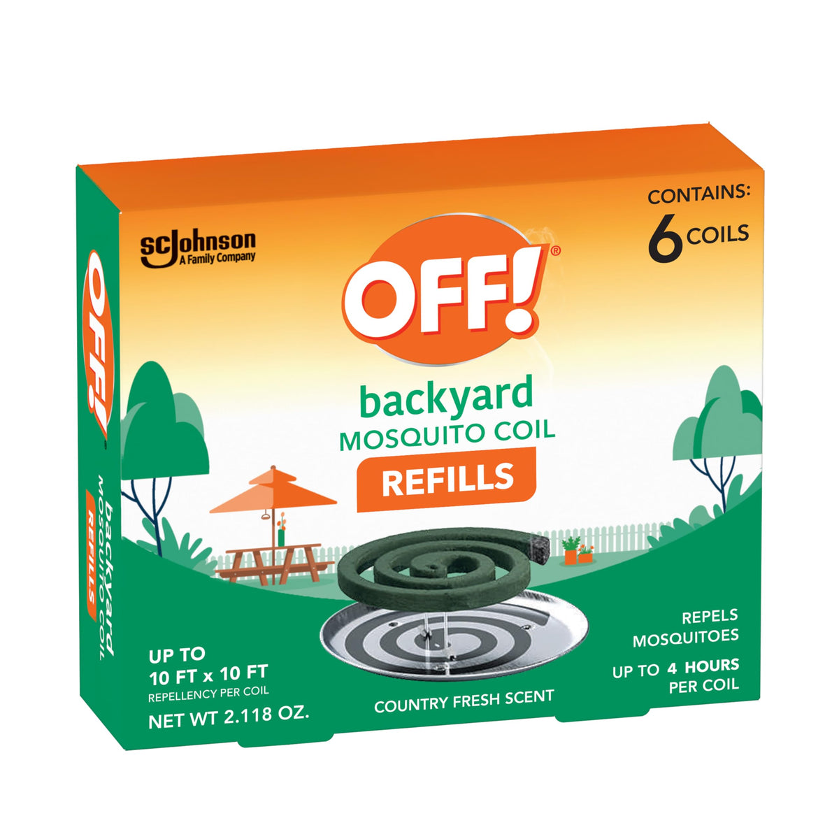 Mosquito Repellent Coil Refills 6 Count I719602