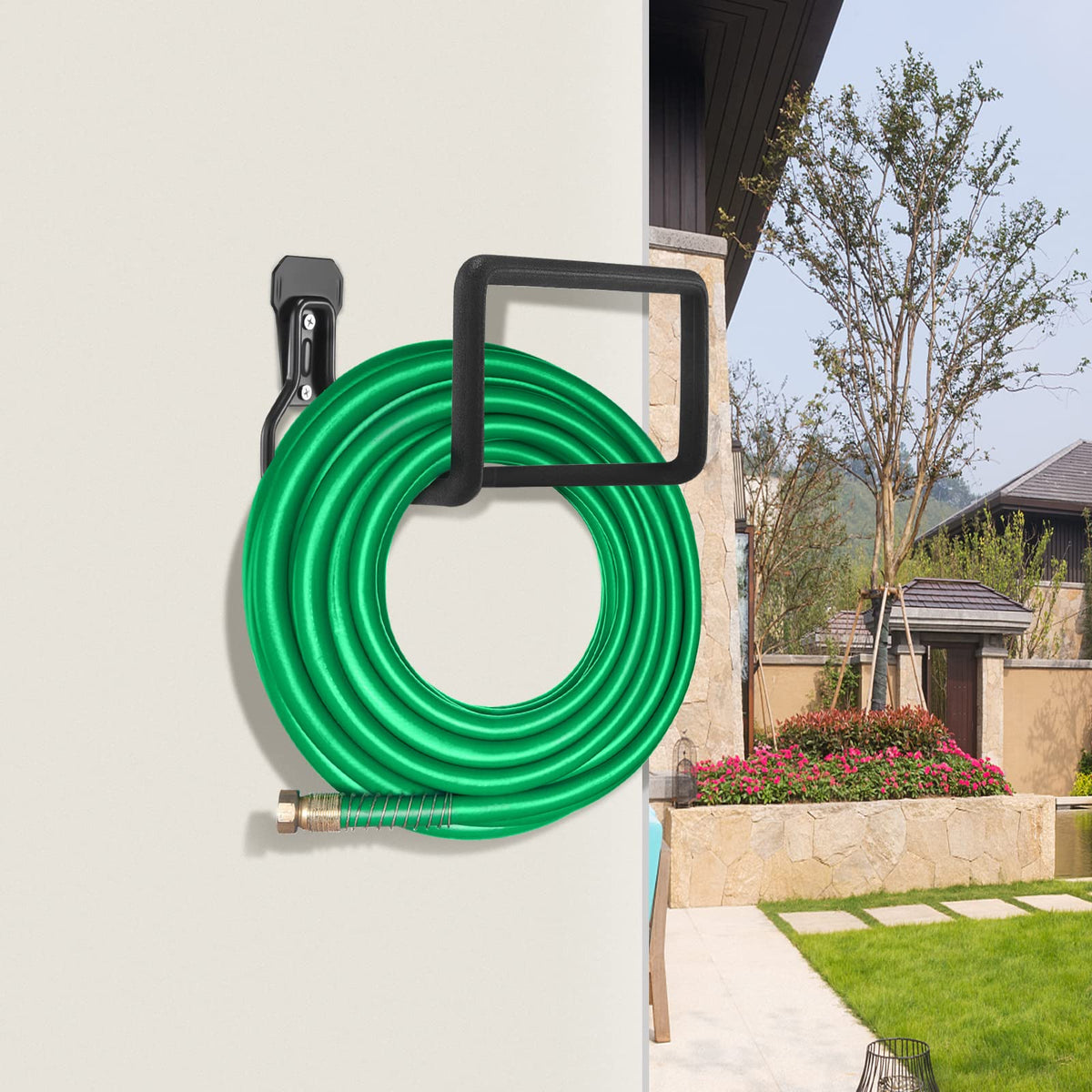 Heavy Duty Metal Hose Holder Wall Mount B9404