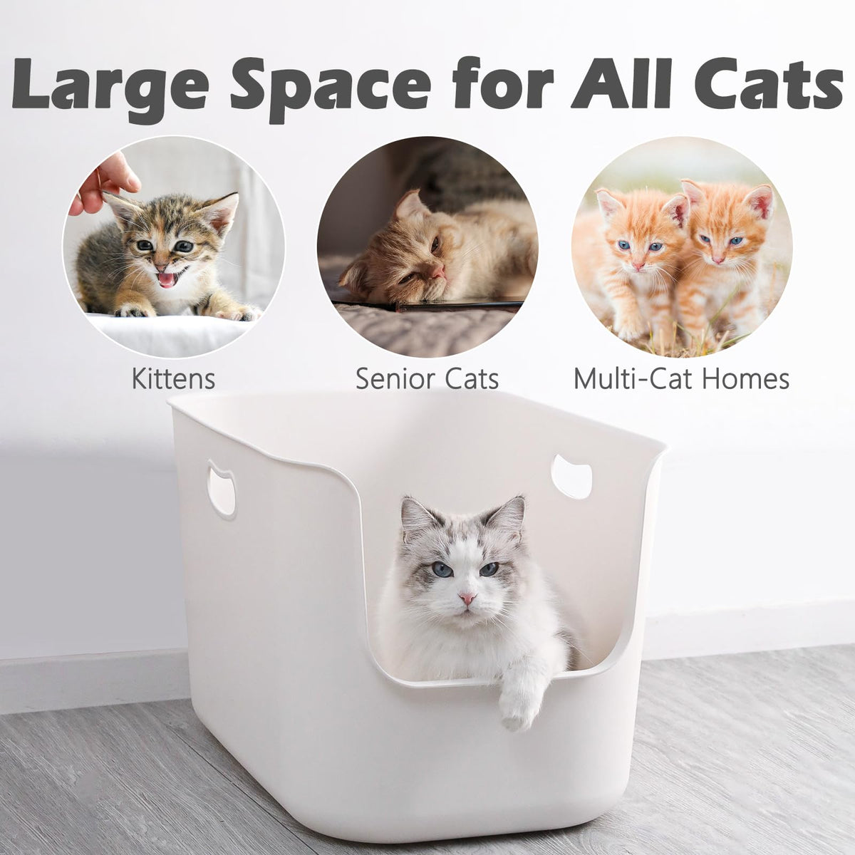 Extra Large High Sides Cat Litter Box F71155