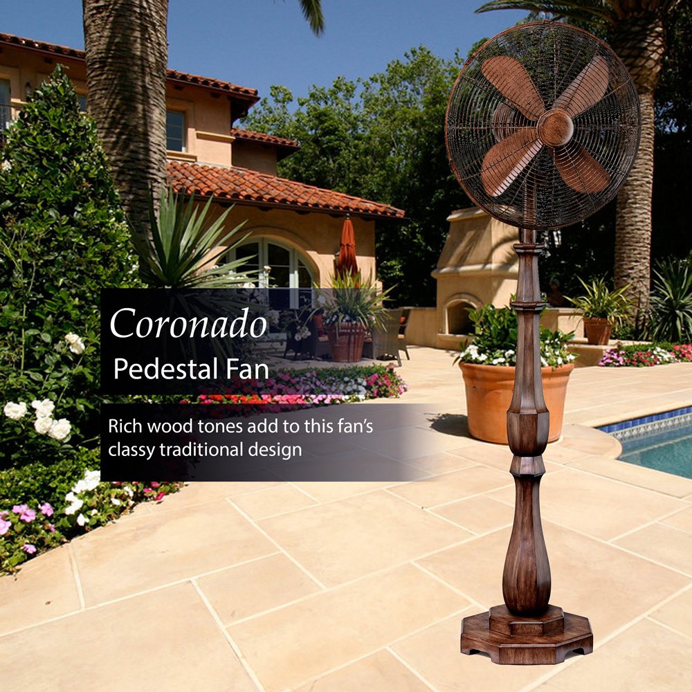 16 In 3 Speed Oscillating Pedestal Fan M6826