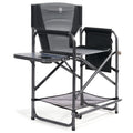 Medium Tall Directors Chair with Side Table Grey A441974
