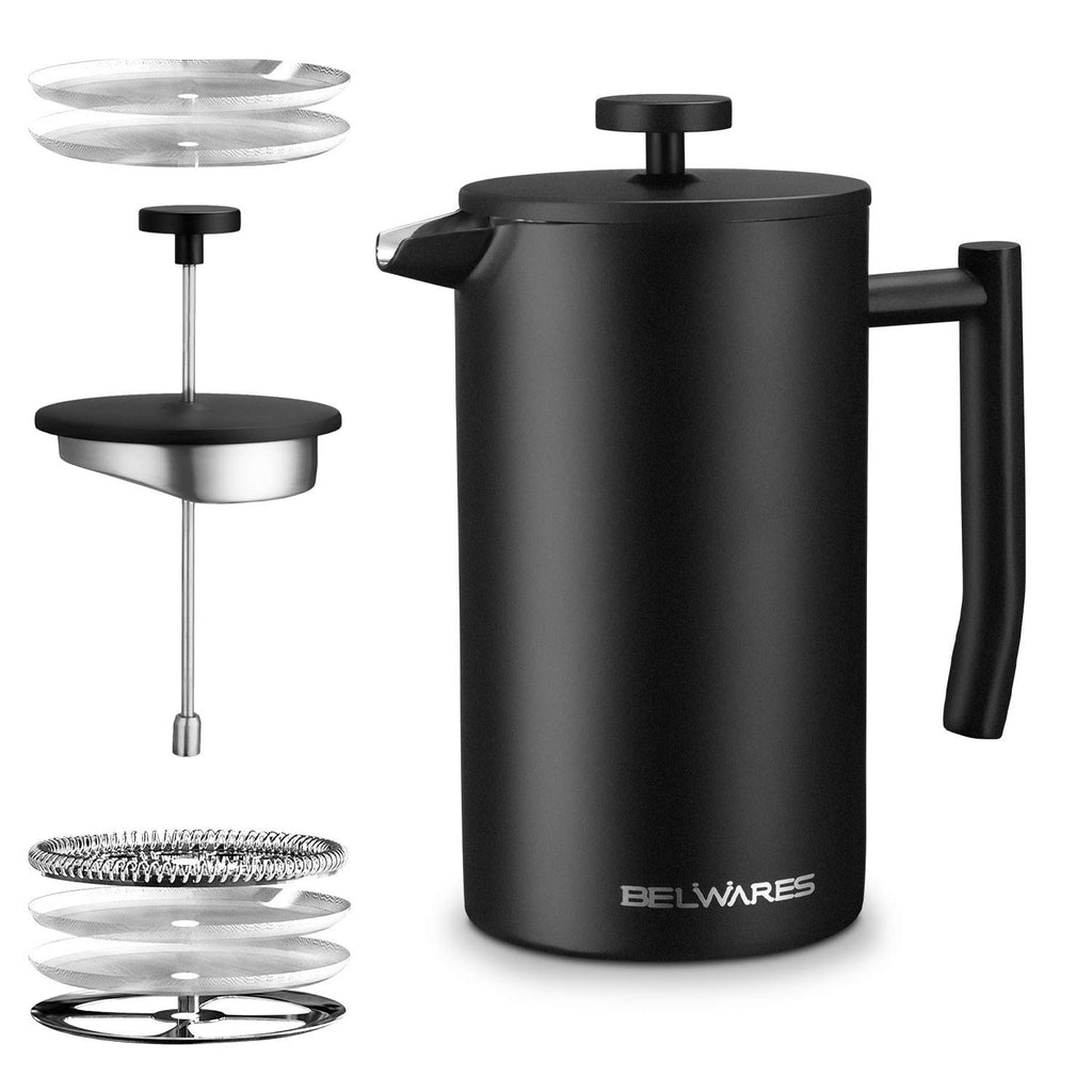 34oz Insulated Stainless Steel French Press O537