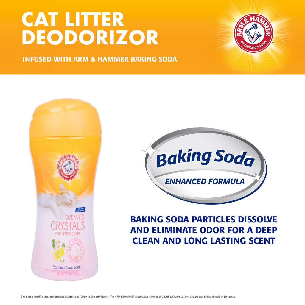 Calming Cat Litter Deodorizing Crystals Chamomile 15 Oz F903460