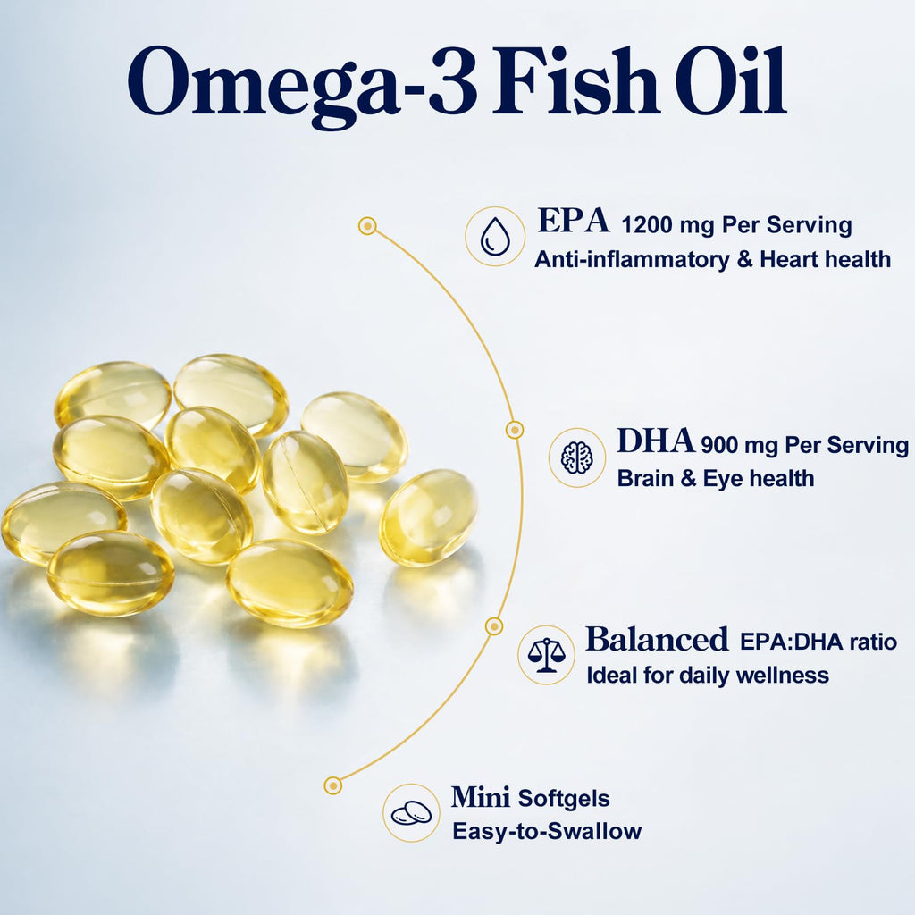 Omega-3 Fish Oil 4200mg Mini Softgels T2469