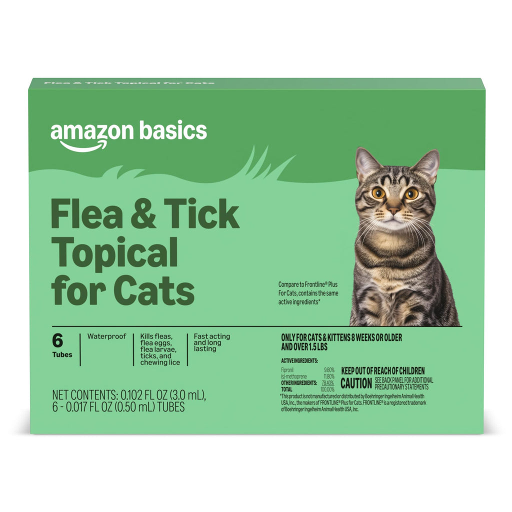 Flea and Tick Topical Treatment for Cats 6 Count L65662