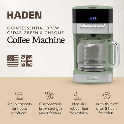 12 Cup Programmable Drip Coffee Maker Q946685