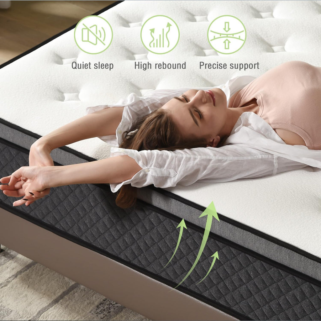 Full Size 12 Inch Hybrid Gel Memory Foam Mattress U135