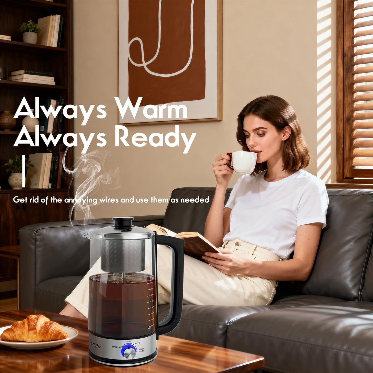 10-Cup Electric Percolator Coffee Maker W390