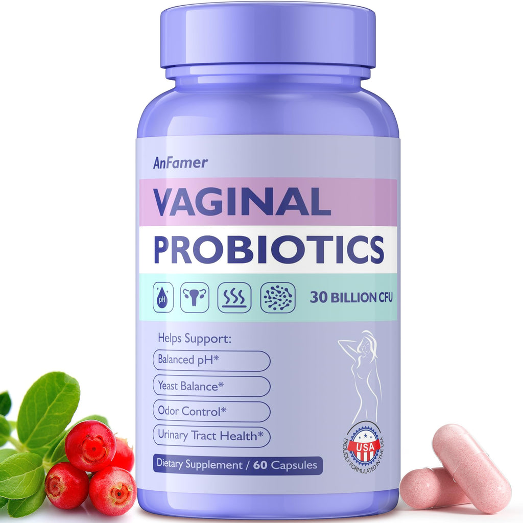 Probiotics for Women with Prebiotics & Lactobacillus Blend 30 Billion CFU, 60 Capsules T848
