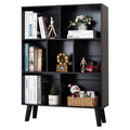 Black 3 Tier Wood Bookshelf H50093