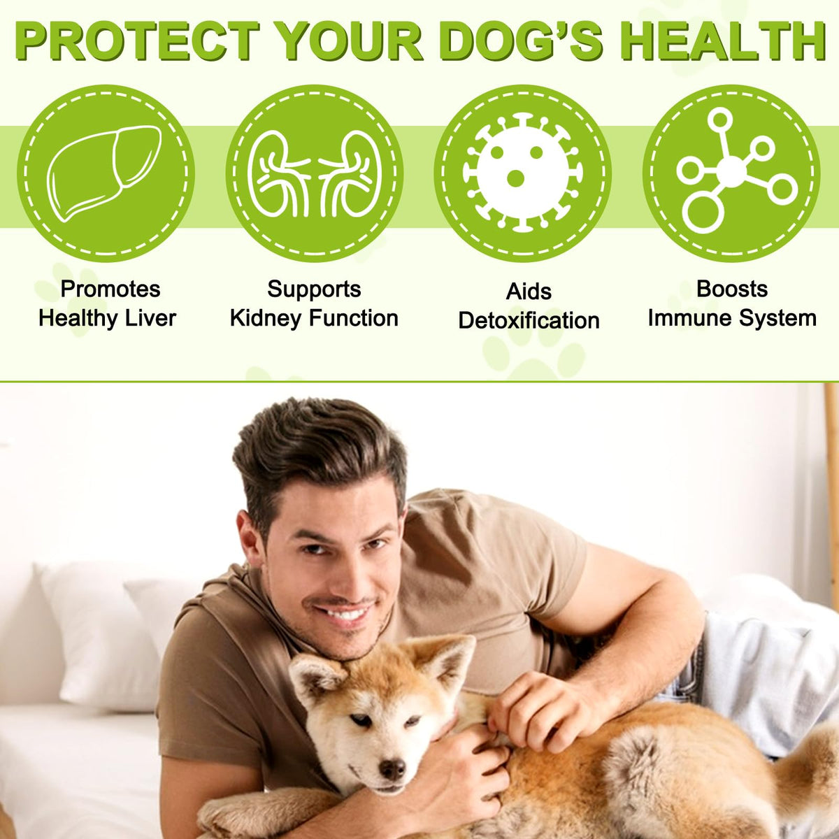 180 Chewable Milk Thistle Tablets for Dogs K964202