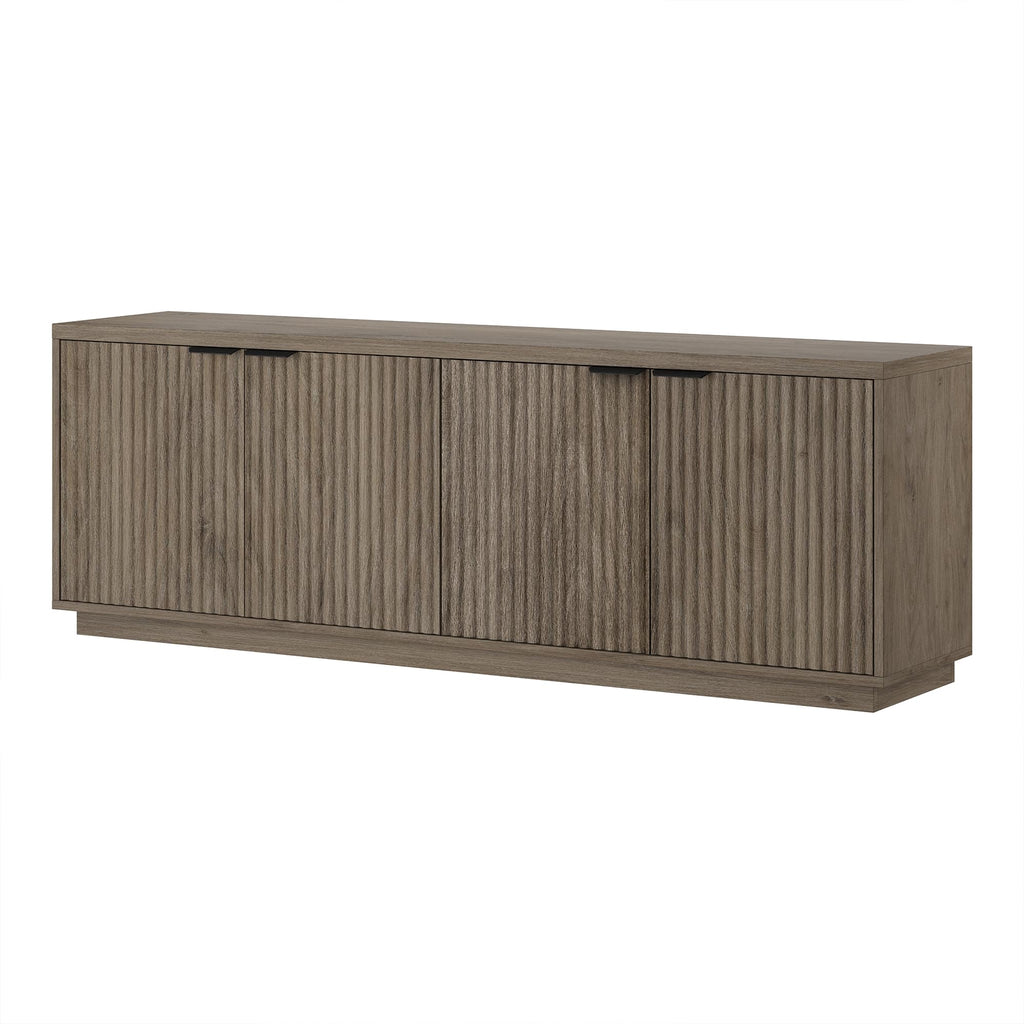 70" Weathered Gray TV Stand E8248