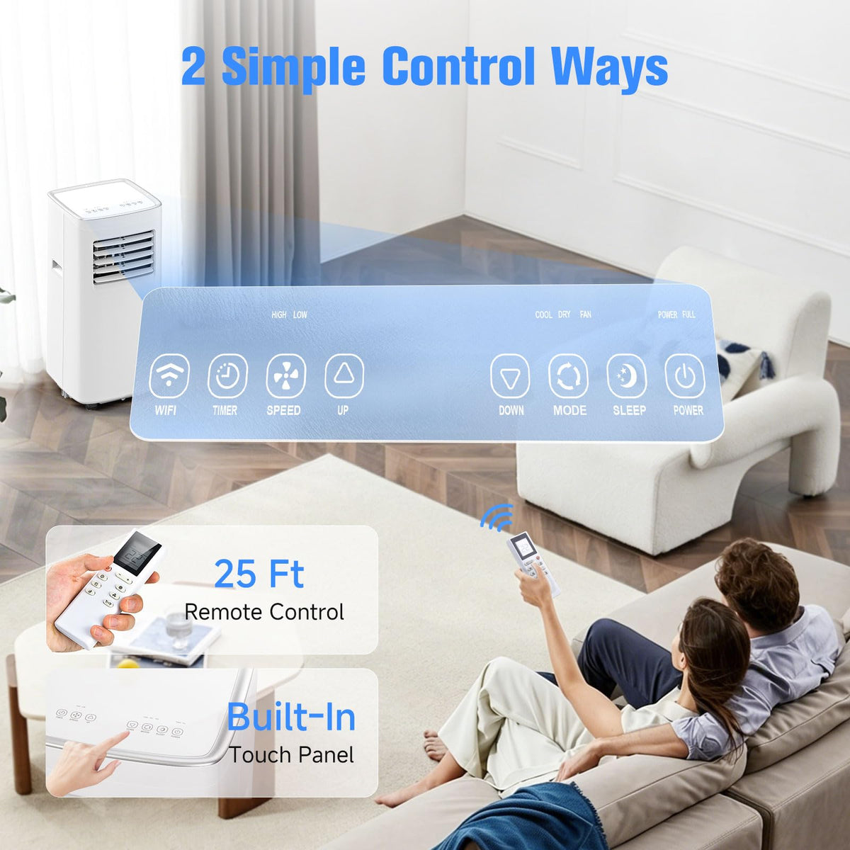 8500 BTU Portable Air Conditioner C8766