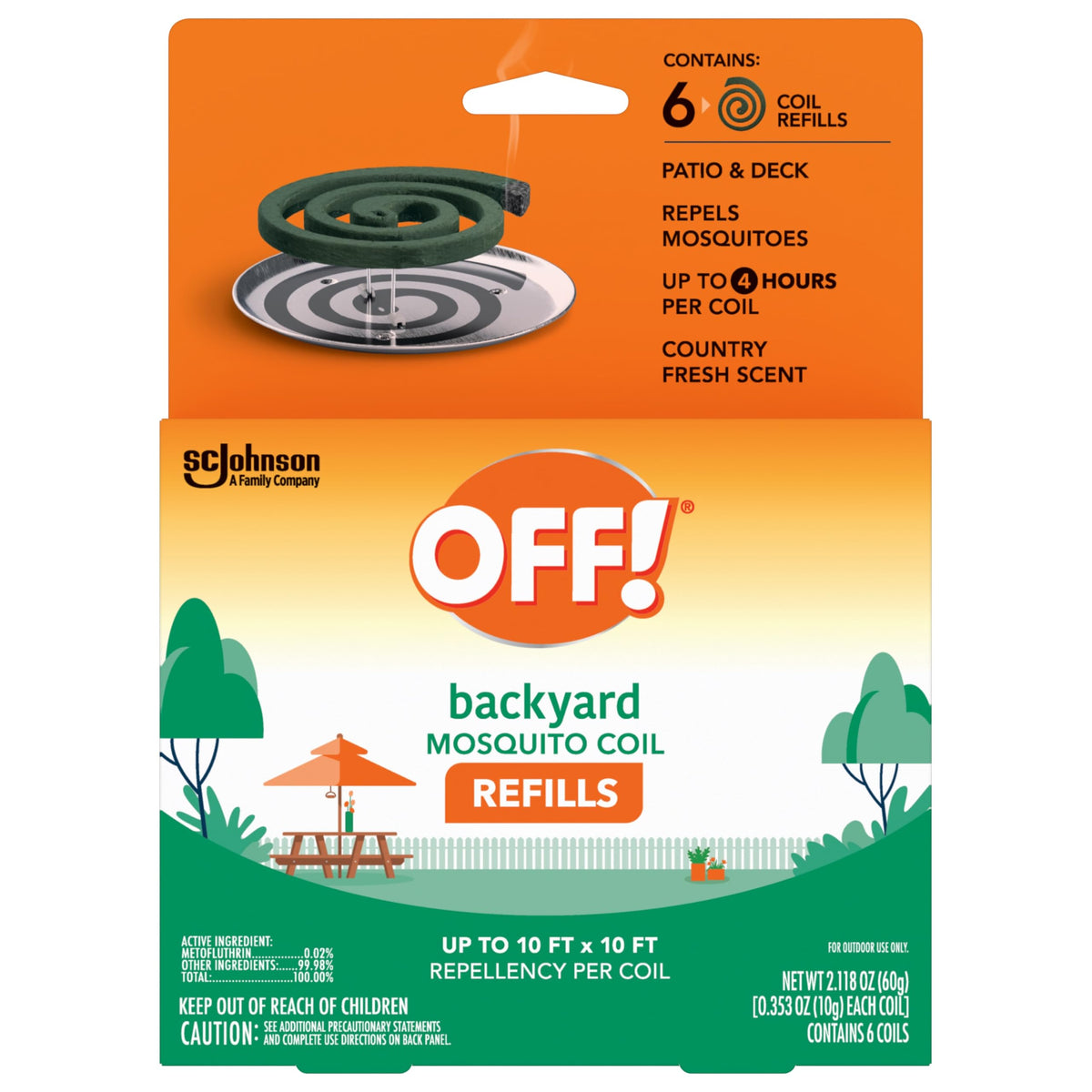 Mosquito Repellent Coil Refills 6 Count I719602