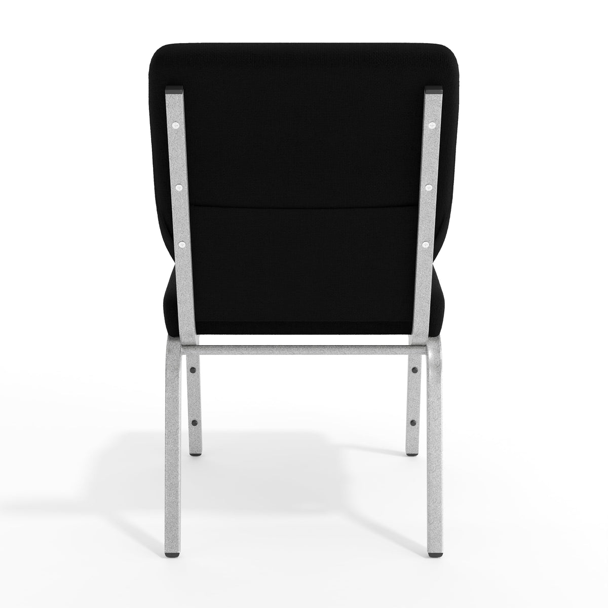 4 Pack Black Fabric Stacking Church Chair B649