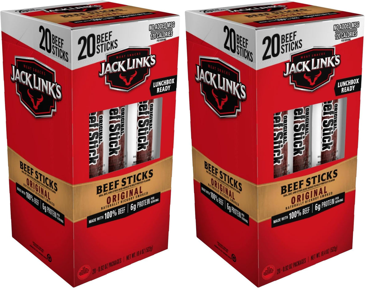 Beef Sticks 0.92 Oz 20 Count Pack of 40 F5102