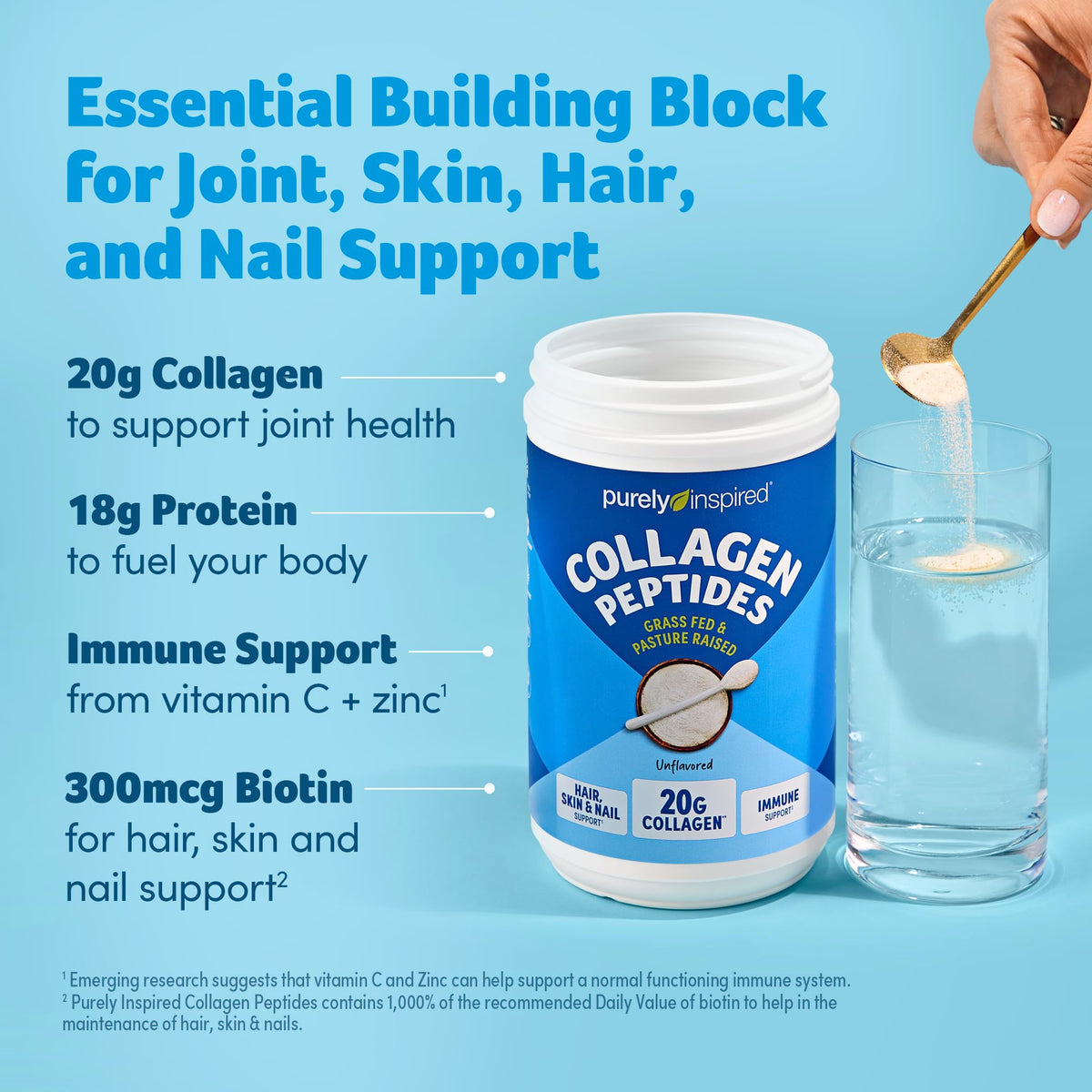 Collagen Powder Unflavored 20 Servings Z970320