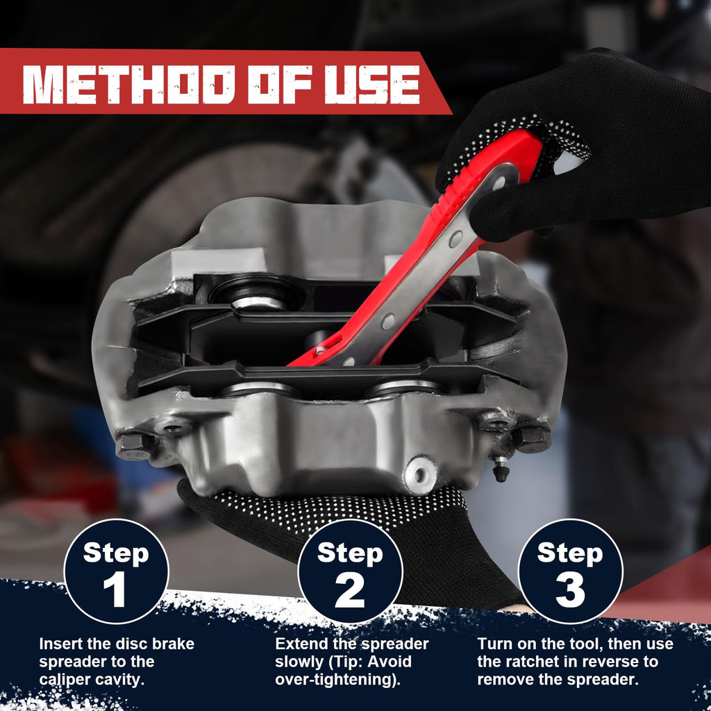 Brake Caliper Compression Tool with 2 Steel Plates J917633