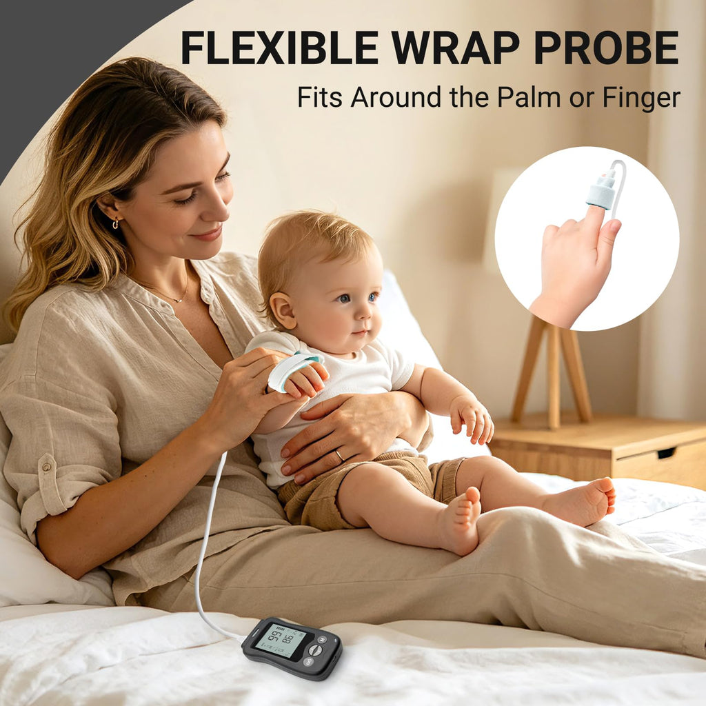 Handheld Pulse Oximeter with Wrap Probe A572
