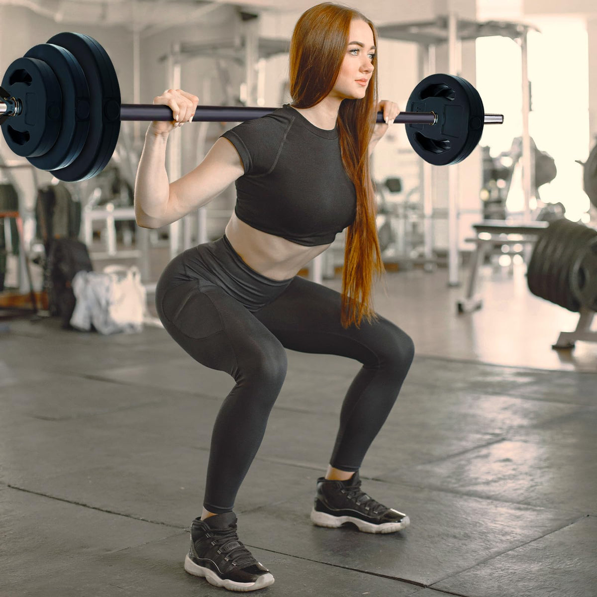 40 LB Adjustable Barbell Weight Set F559103