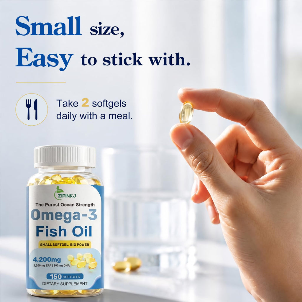 Omega-3 Fish Oil 4200mg Mini Softgels T2469