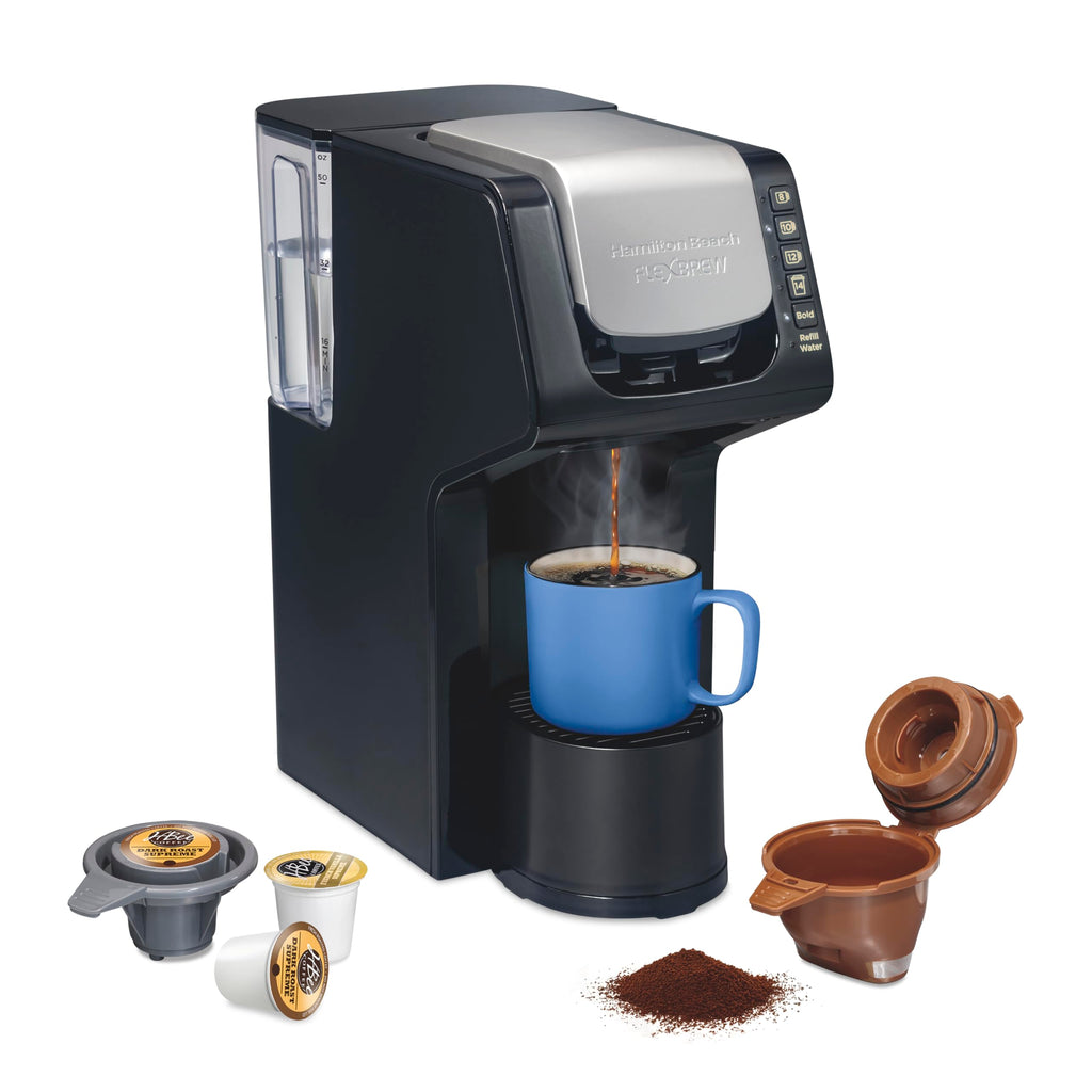 Single-Serve Coffee Maker with Removable Reservoir, Black X613