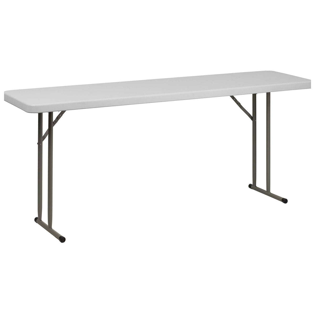 Granite White Plastic Folding Training Table Set U841046