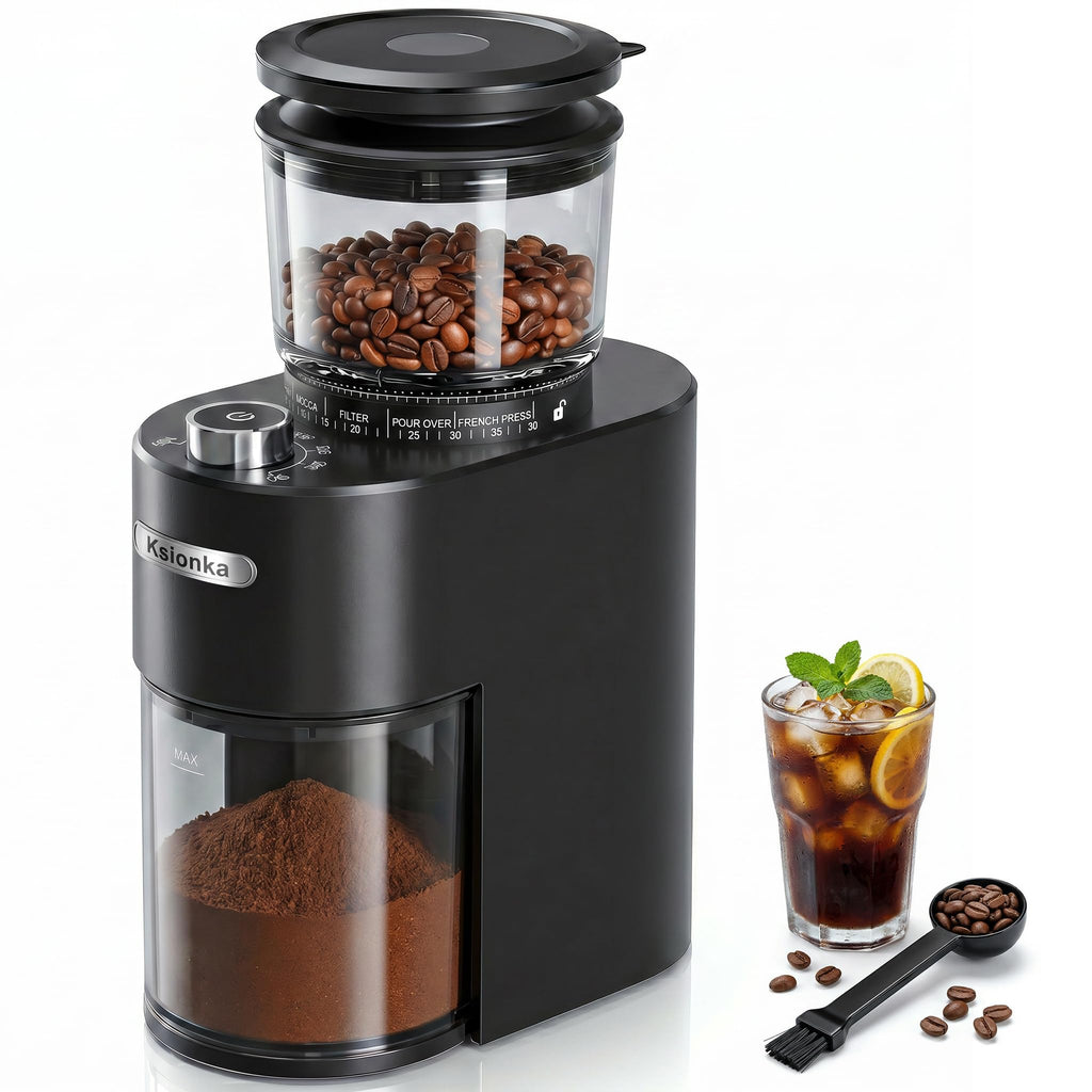 Conical Coffee Bean Grinder, 38 Precise Settings, Anti-Static C986