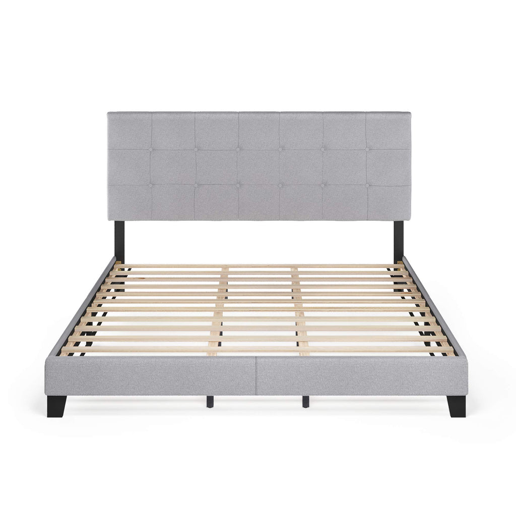California King Upholstered Platform Bed Frame A662