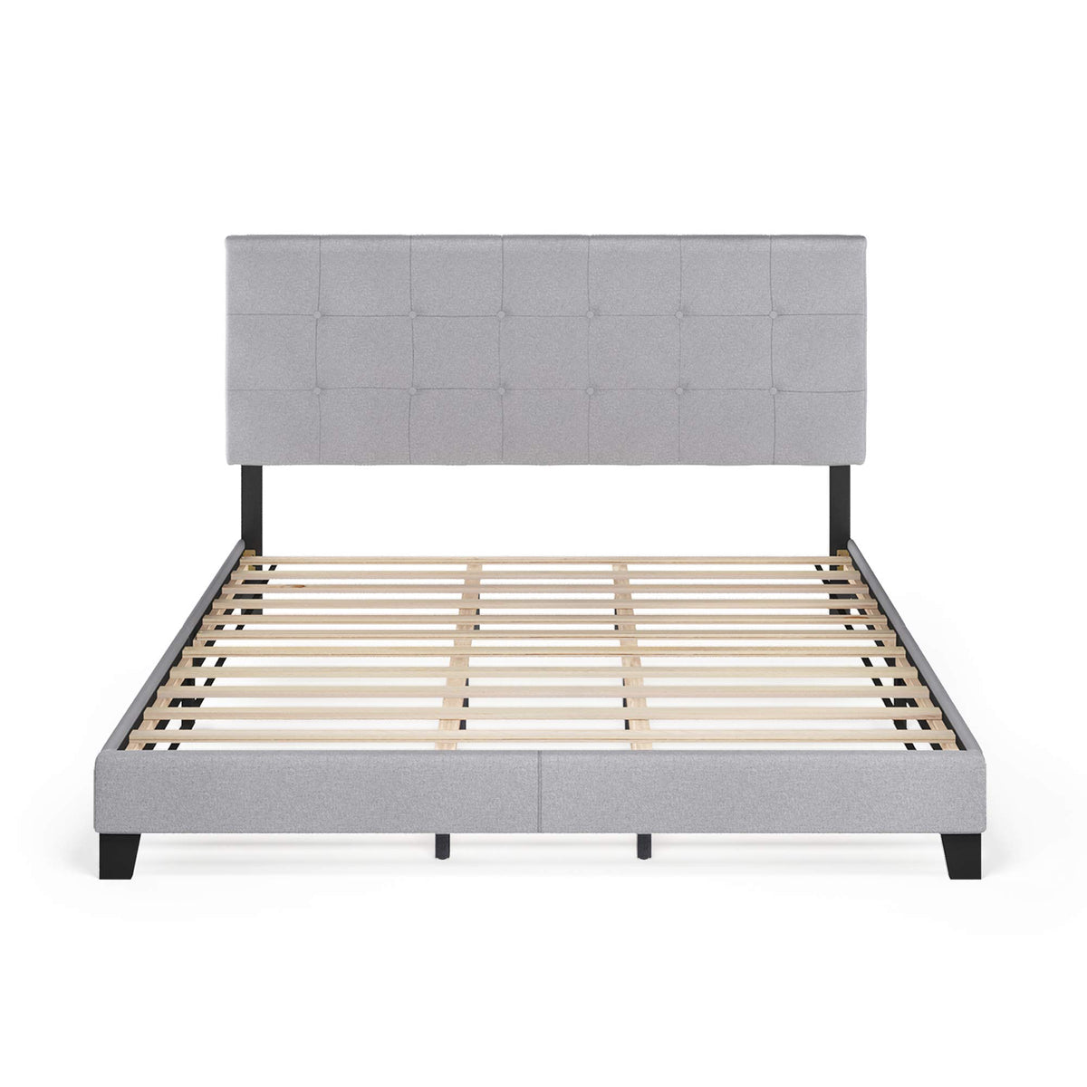 California King Upholstered Platform Bed Frame A662