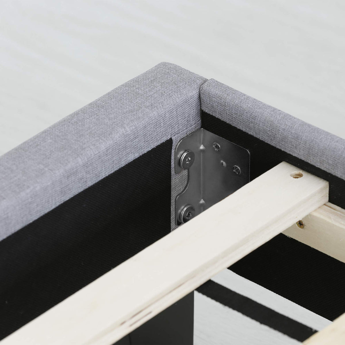 California King Upholstered Platform Bed Frame A662
