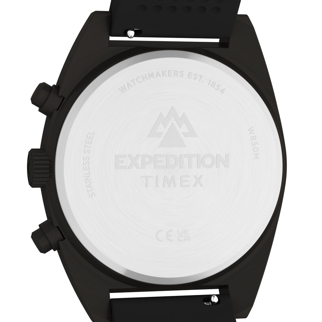 Men's Chronograph 41mm Watch Black Dial Gunmetal Case K71903