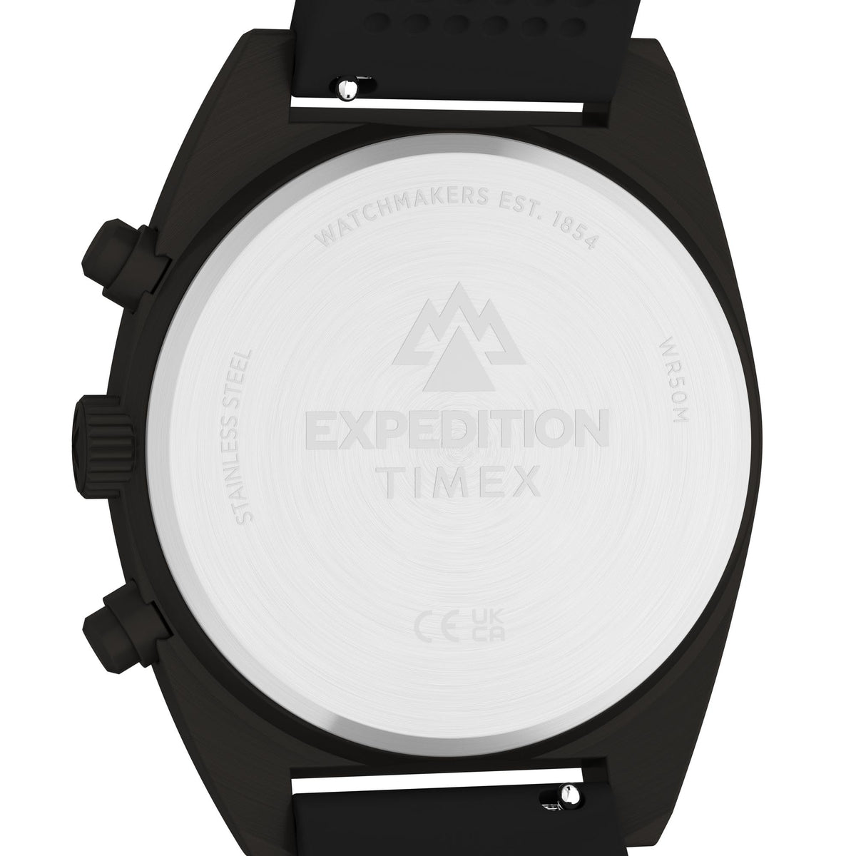 Men's Chronograph 41mm Watch Black Dial Gunmetal Case K71903