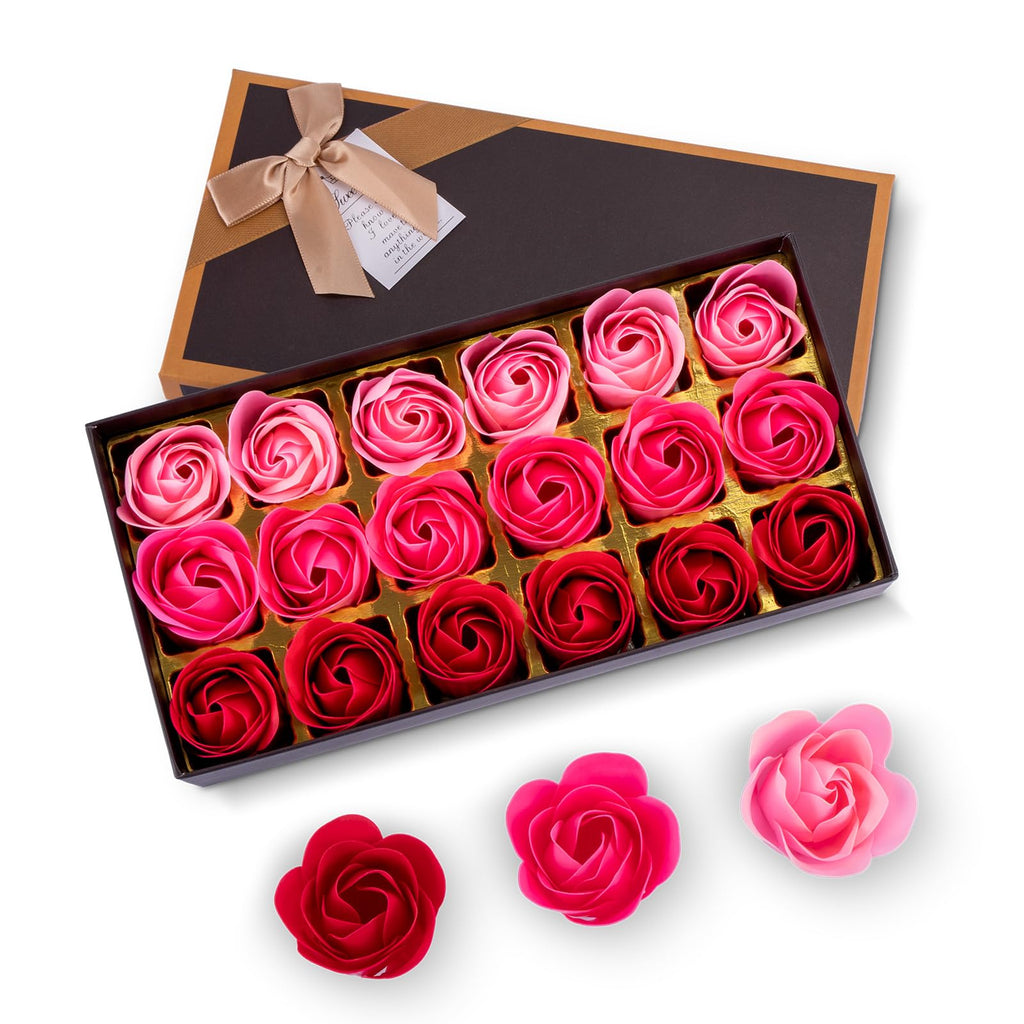 Pink Soap Flower Gift Set P9824
