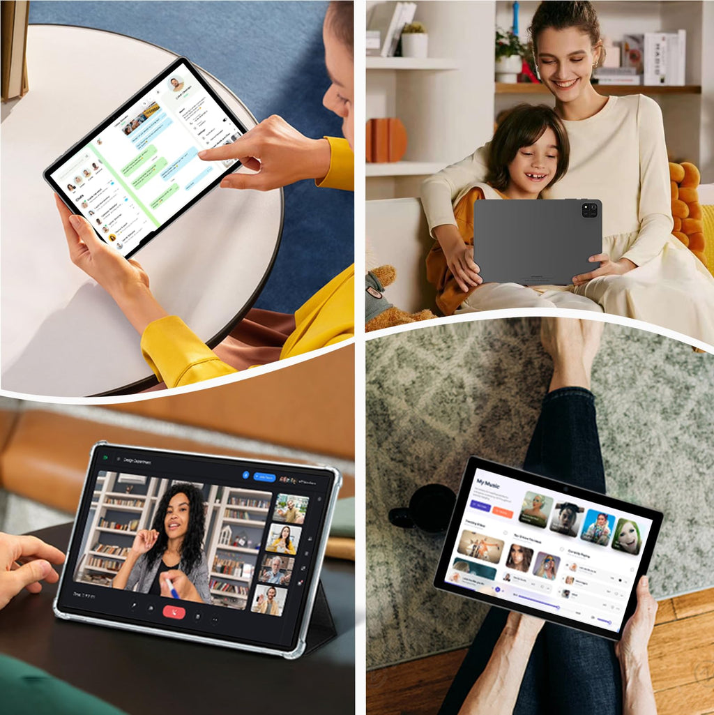 10 Inch Octa-Core Tablet with Keyboard Case Mouse Stylus D638