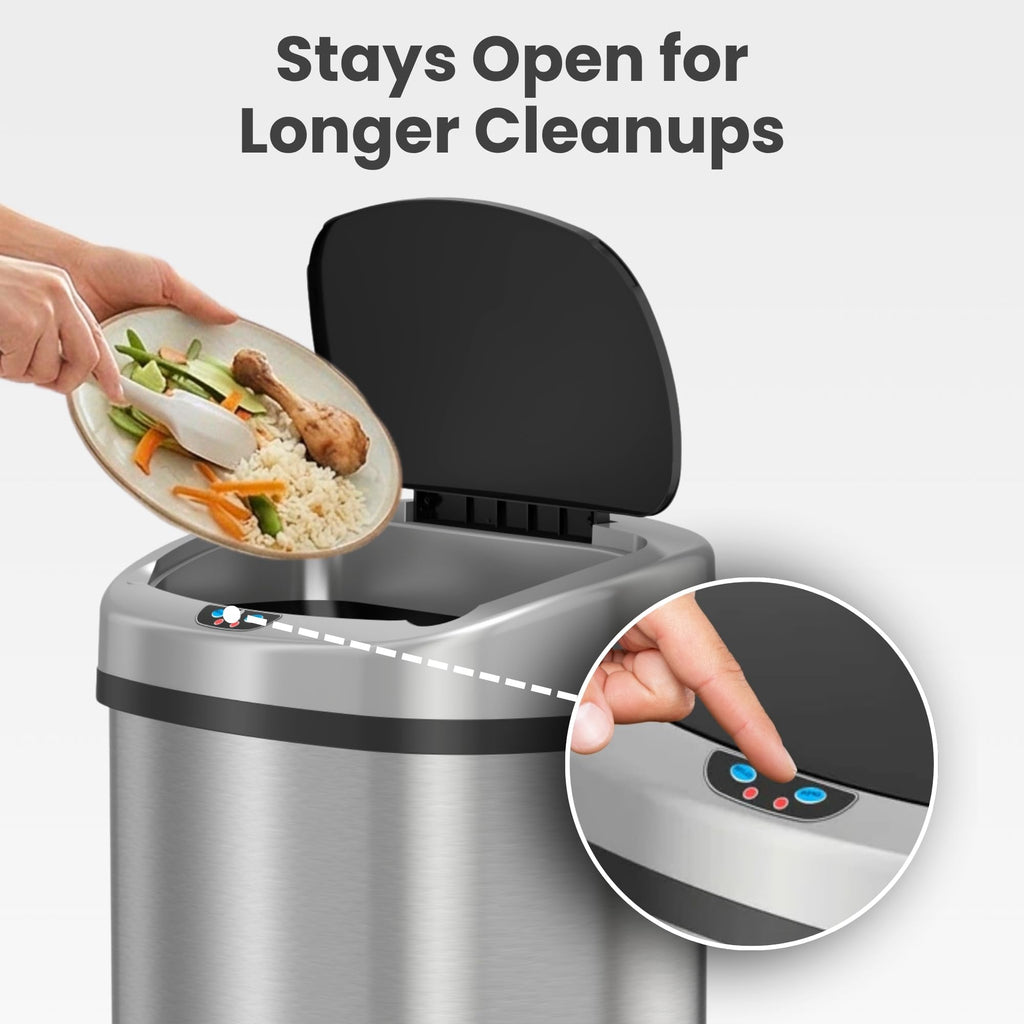 13 G Stainless Steel Sensor Trash Can R19807