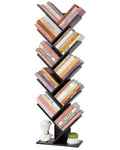 10 Tier Black Tree Bookshelf K717