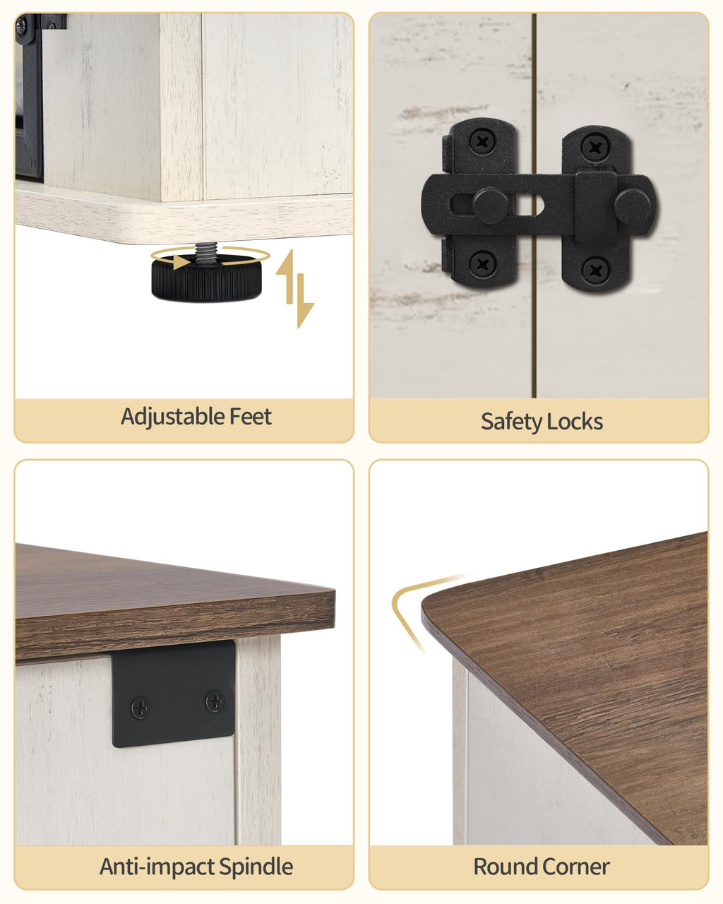 Double Dog Crate Furniture with Cushion F67620