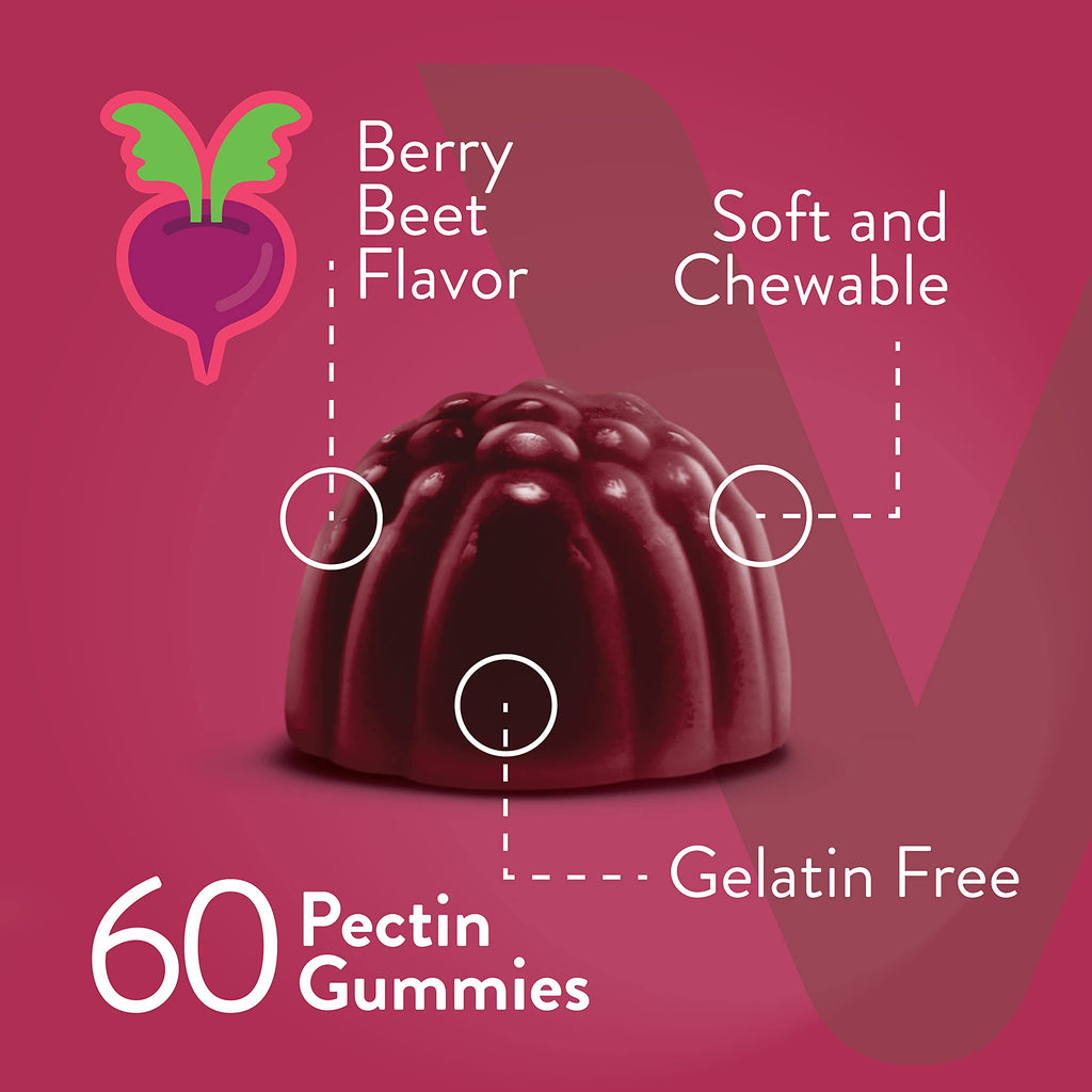 Beet Root Gummies with Magnesium & Vitamin C F381046