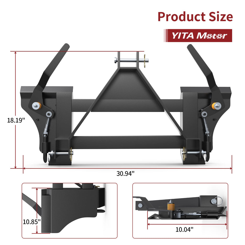 3 Point to Skid Steer Quick Tach Adapter P833