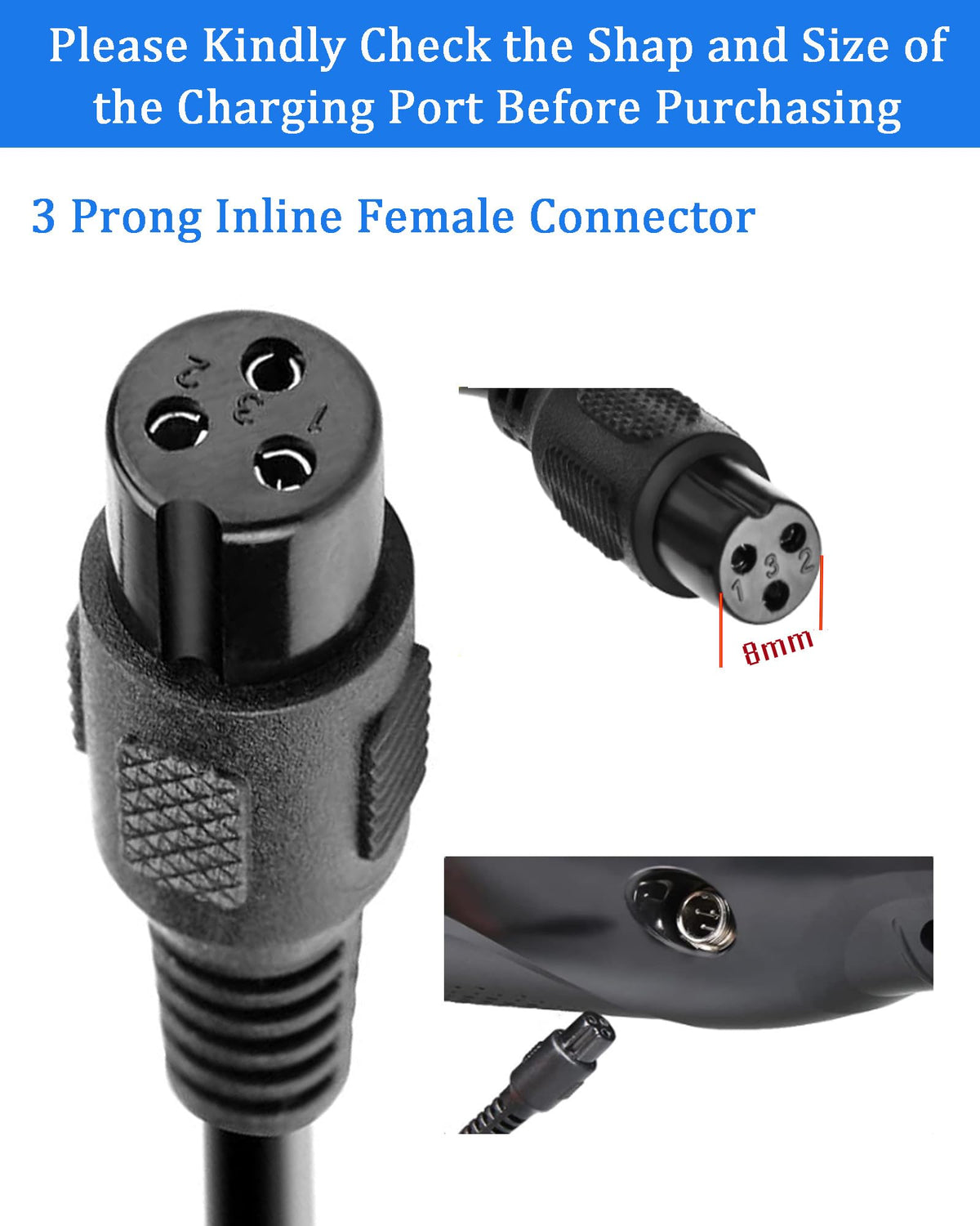 42V 2A Electric Scooter Charger O516826