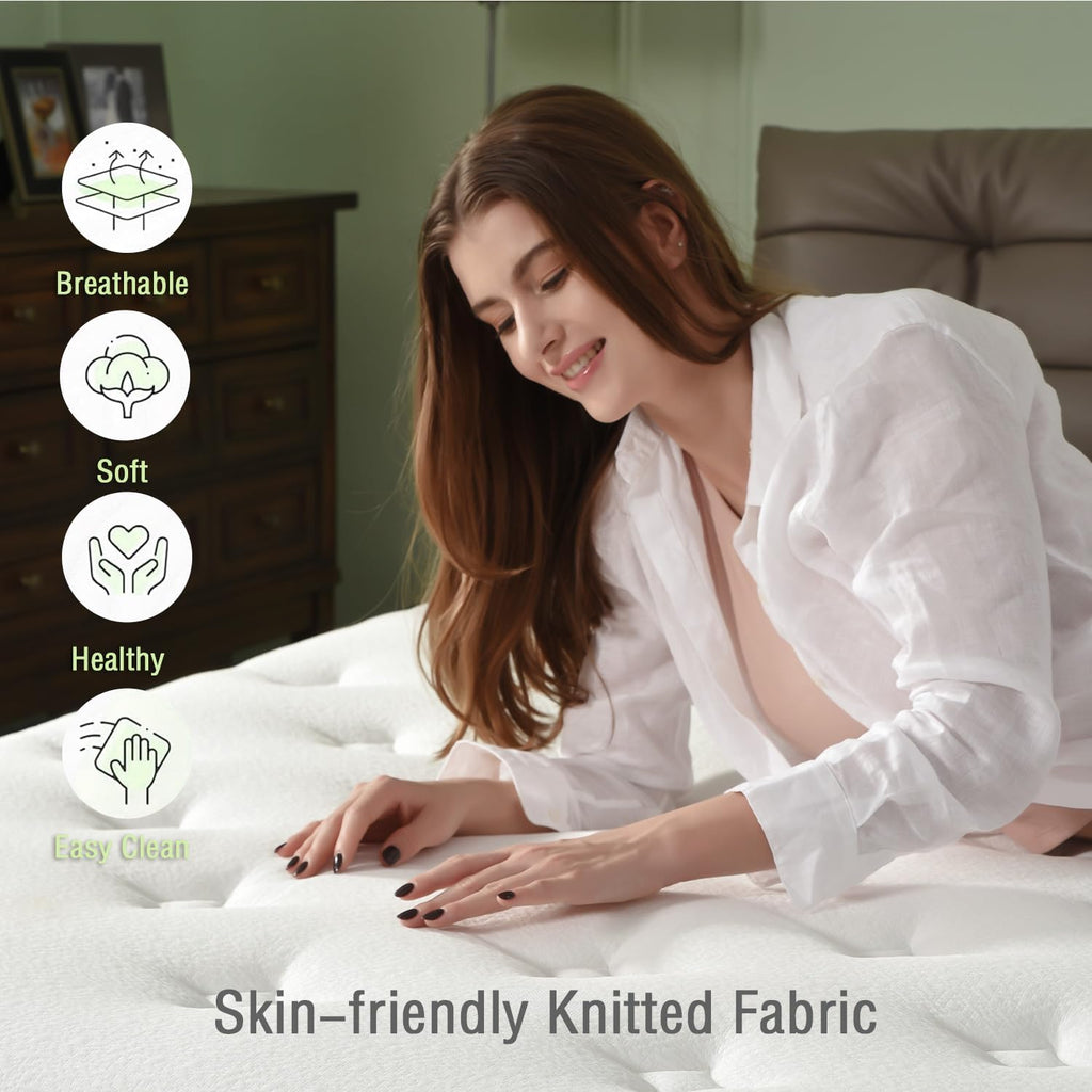 Full Size 12 Inch Hybrid Gel Memory Foam Mattress U135