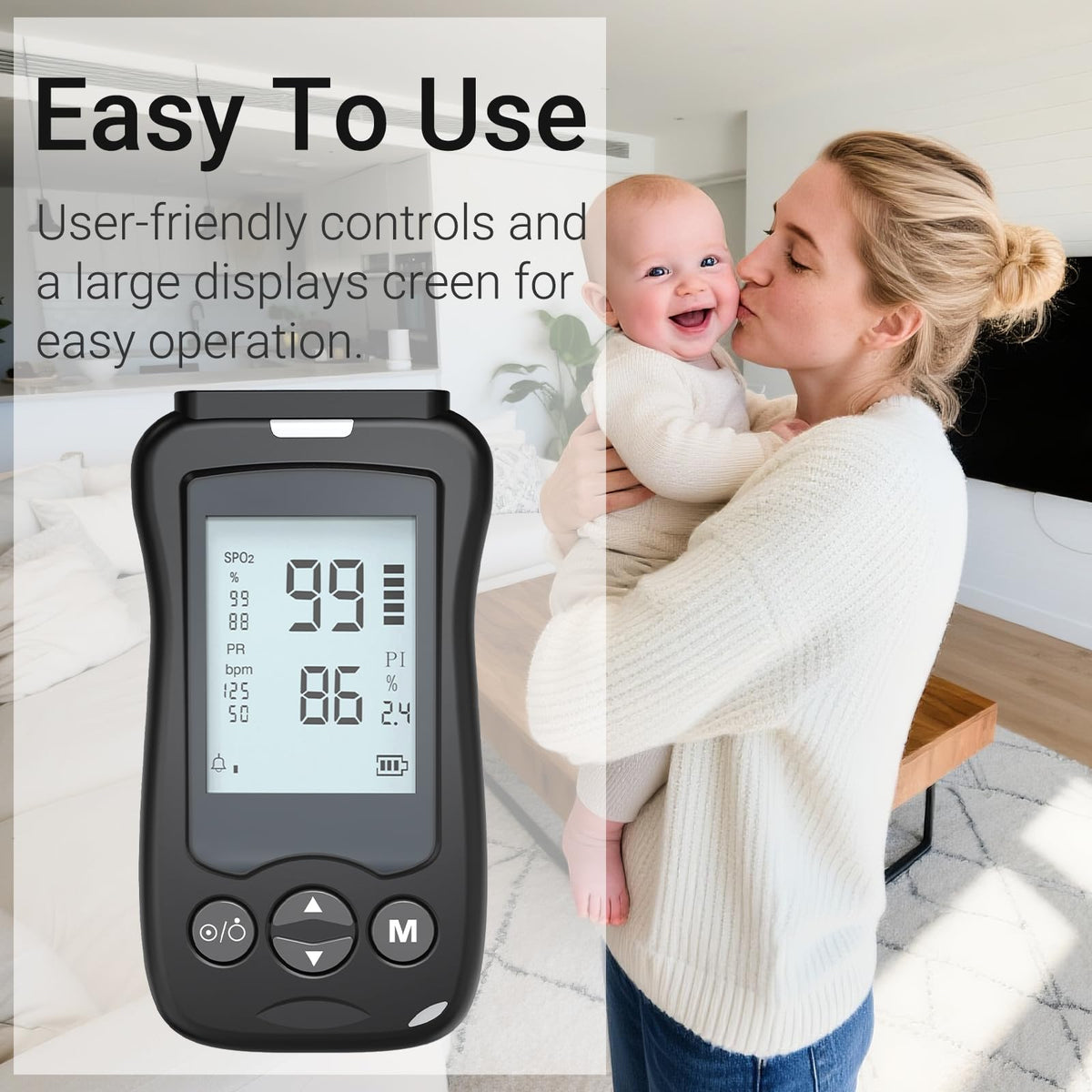 Handheld Pulse Oximeter with Wrap Probe A572