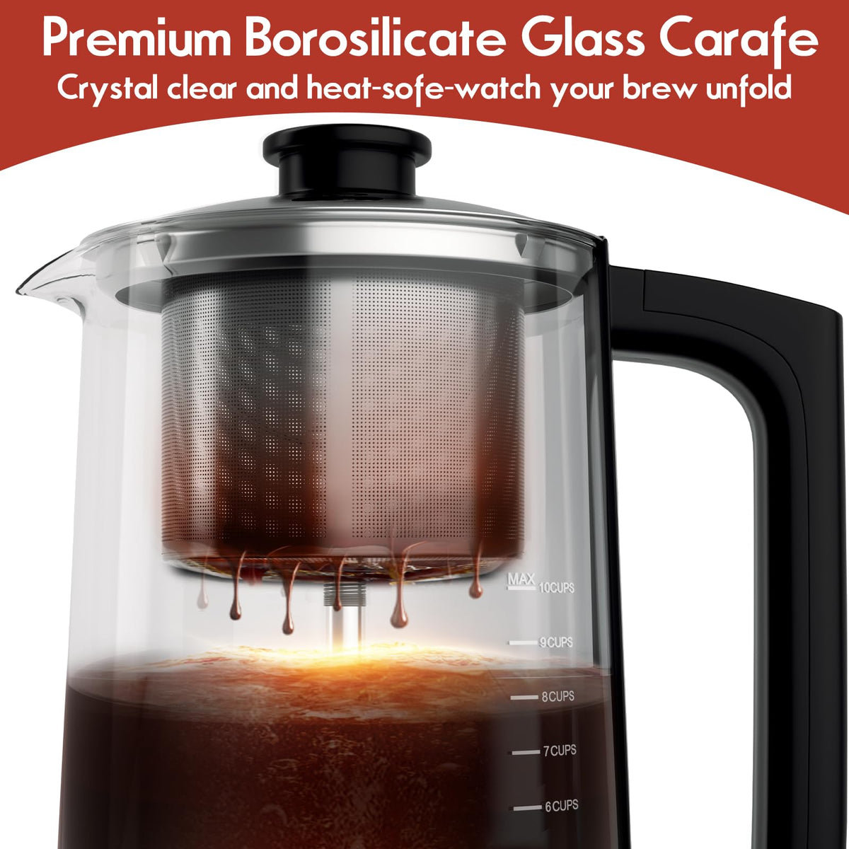 10-Cup Electric Percolator Coffee Maker W390