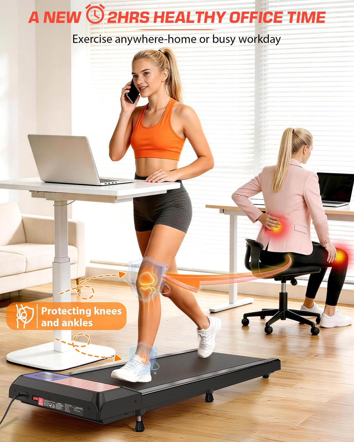 Incline Under Desk Treadmill Y14844