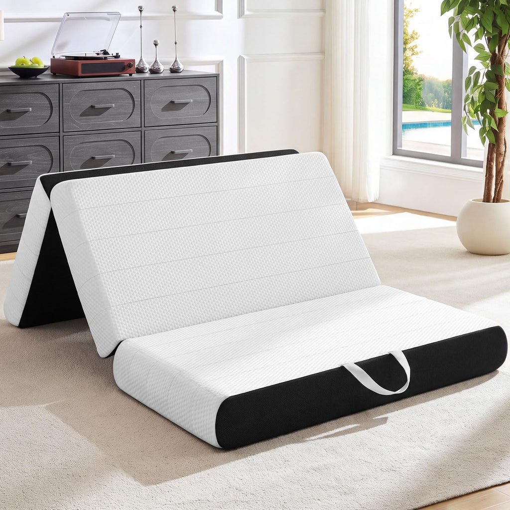 King Tri-Fold Memory Foam Mattress with Washable Cover S790