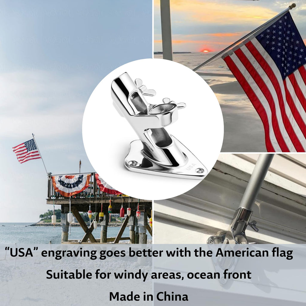 1 Inch Stainless Steel Flag Pole Holder Z499174