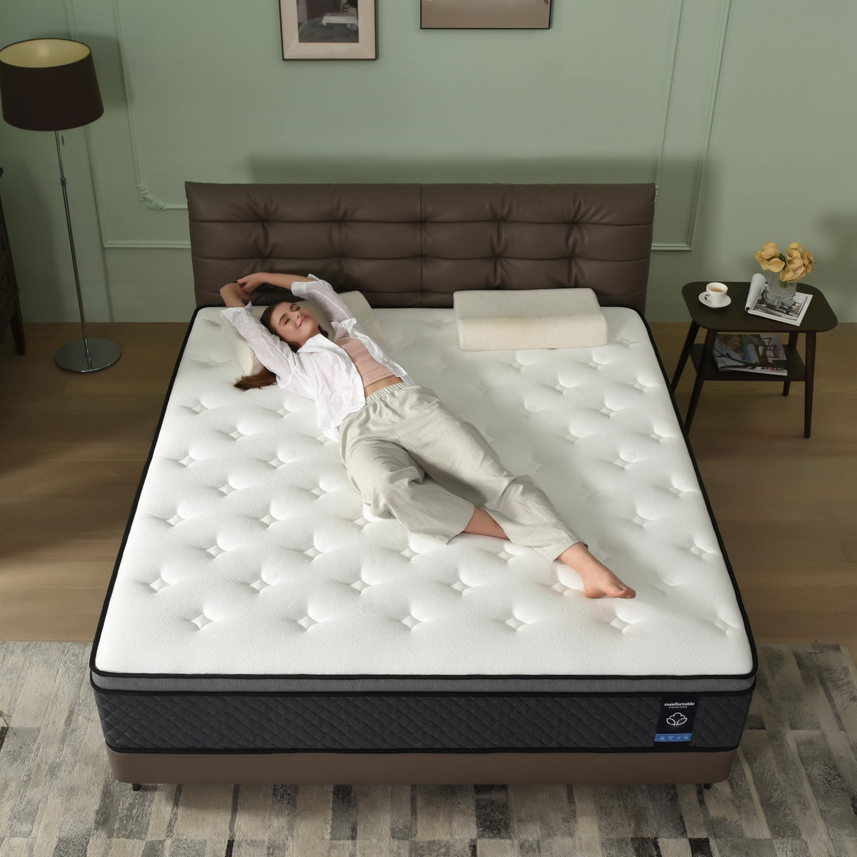 Full Size 12 Inch Hybrid Gel Memory Foam Mattress U135