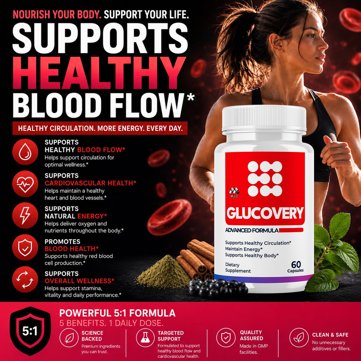Blood Support Supplement 60 Capsules I6214